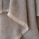 Lily Merino Wool Throw Grey