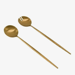 Gold Salad Servers