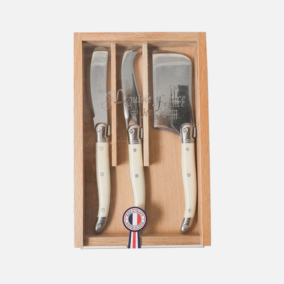 Laguiole Mini Ivory Cheese Set