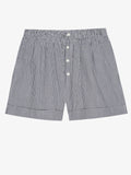 Boxer Short Black & White Gingham | The Great.