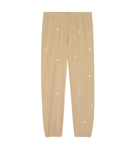 Stadium Sweatpant w/ Daisy Embroidery | The Great.