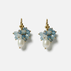 Firework Earrings Aquamarine