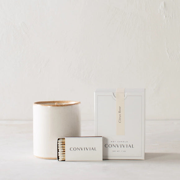 Convivial Citrus Rose Candle