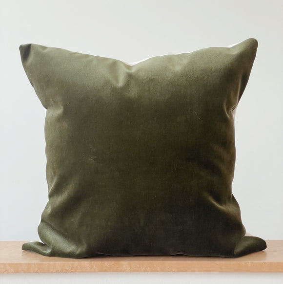 Moss Velvet Pillow Cover