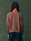 The Teammate Sweatshirt Umber w/ Horse Embroidery | The Great.