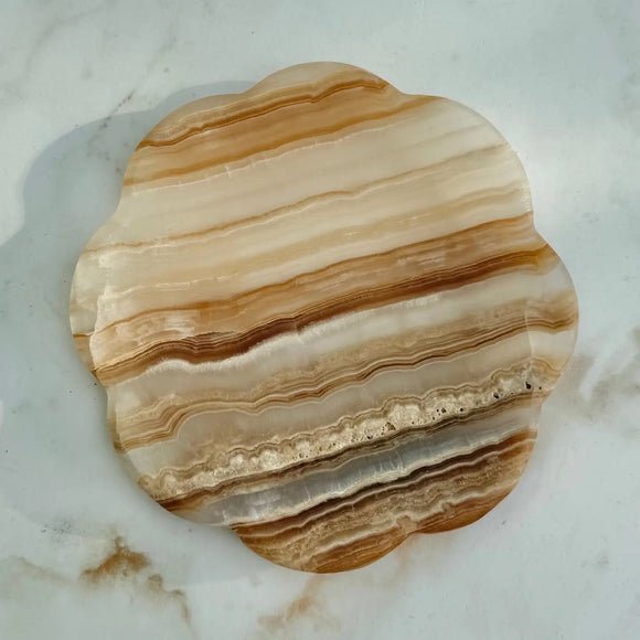 Belle Amber Onyx Tray