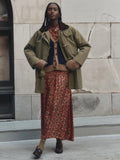 The Firefighter Jacket Olive w/ Chocolate | The Great.