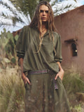 Dorien Top Olive Smoke | XiRENA