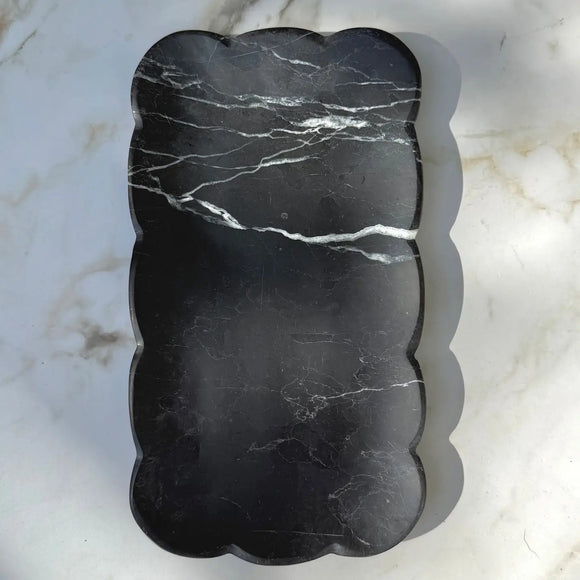Josaphine Marble Tray Black