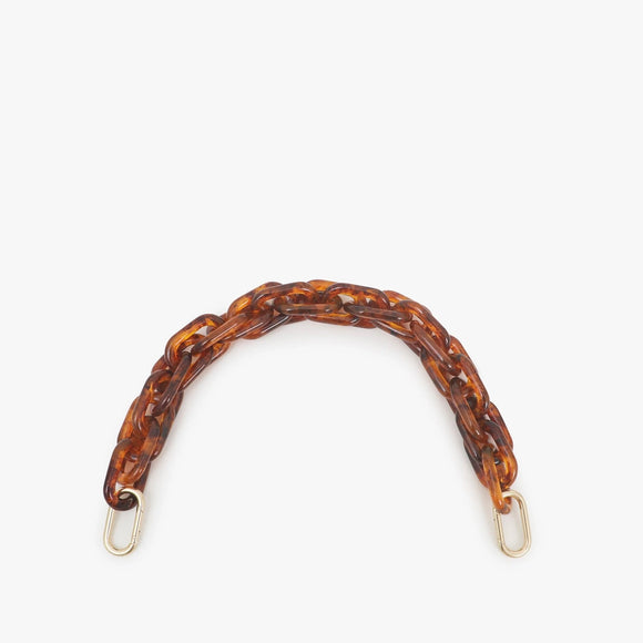 Shortie Strap Tortoise Resin | Clare V.