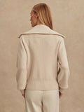 Enrico Knit Jacket Silver Birch | Varley