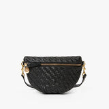 Petite Fanny Black Woven Zig-Zag | Clare V.