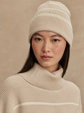 Ronan Stitch Stripe Beanie Silver Birch | Varley