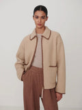 Ruiko Zip Through Fleece Light Taupe | Varley