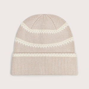 Ronan Stitch Stripe Beanie Silver Birch | Varley