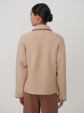 Ruiko Zip Through Fleece Light Taupe | Varley