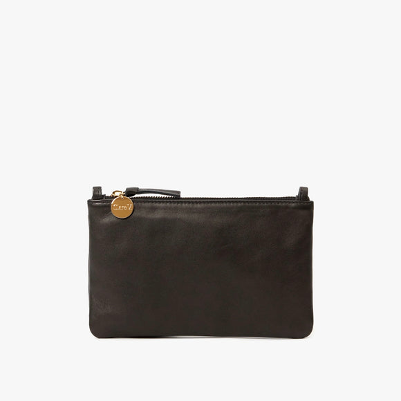 Wallet Clutch w/ Tabs Black | Clare V.