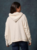 The Fleece Campus Hoodie Washed White | The Great.