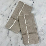 Hand-Stitched Napkins Set of 2