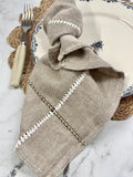 Hand-Stitched Napkins Set of 2