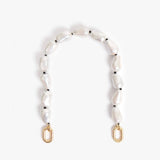 Shortie Strap Cream Baroque Pearl | Clare V.