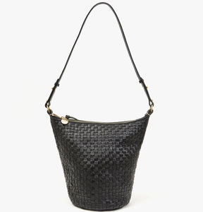 Petit Jeanne Black Woven Checker | Clare V.