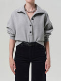 Mirelle Funnel Neck Heather Grey | Citizens of Humanity