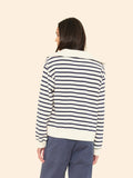 Kat Terry Sweatshirt Natural Stripe | XiRENA