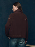 The Lasso Lodge Cardigan Umber | The Great.