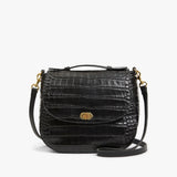 Turnlock Louis w/ Top Handle Congo Croco | Clare V.