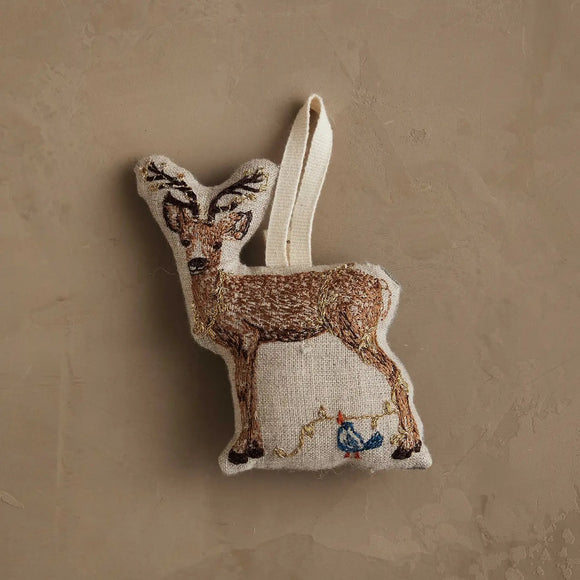 Deer w/ Lights Ornament | Coral & Tusk