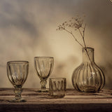 Handblown Fluted Carafe Set