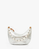 Shortie Strap Cream Baroque Pearl | Clare V.