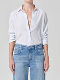 Avni Slim Shirt Blue Micro Stripe | Citizens of Humanity