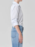 Avni Slim Shirt Blue Micro Stripe | Citizens of Humanity