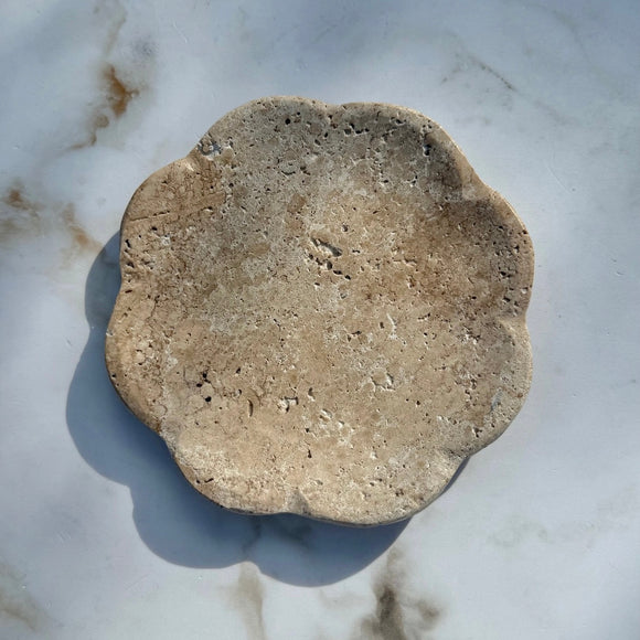 Belle Beige Travertine Tray