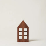 Crafted Wooden Houses Walnut | Farmhouse Pottery