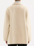 Levi Wool Coat Oat | Nude Lucy