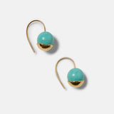 Gold Dipped Turquoise Earrings | Chan Luu