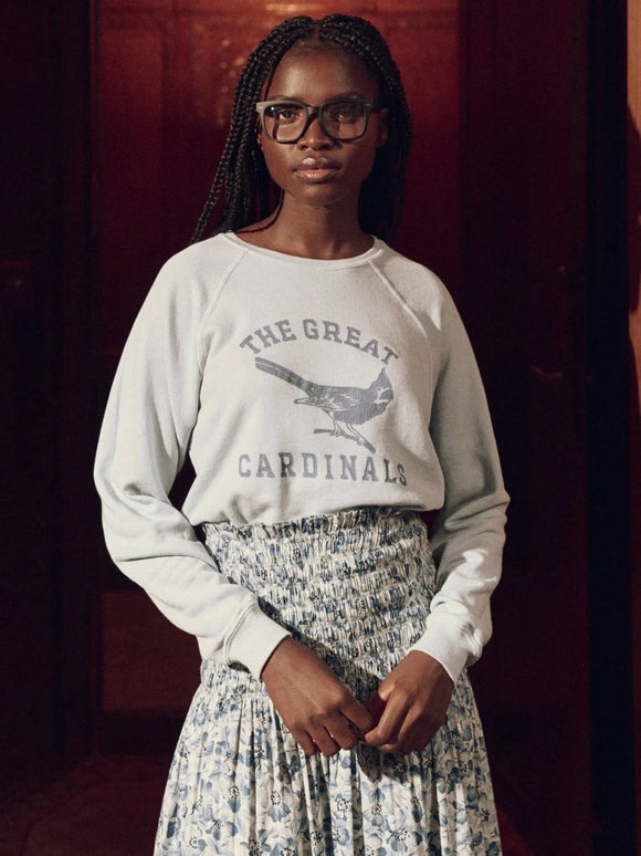 The Shrunken Sweatshirt Cardinal Graphic  The Great.