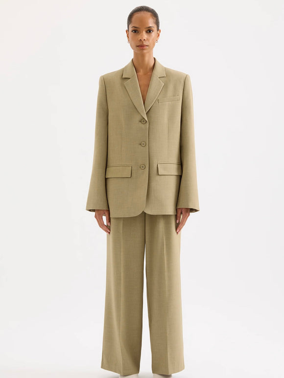 Audrey Tailored Blazer Moss | Nude Lucy
