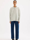 Dallas Rugby Knit Grey Marle | Nude Lucy