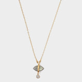 Labradorite Evil Eye & Sliced Diamond Necklace | Chan Luu