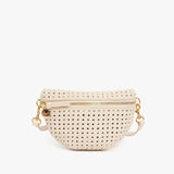 Petite Fanny Cream Rattan | Clare V.