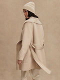 Edgemere Wrap Jacket Pumice Stone Marl | Varley