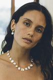 Two Tiered White Keshi Pearl Earring | Chan Luu