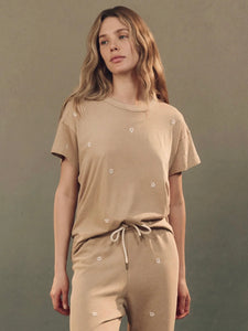 Boxy Crew w/ Daisy Embroidery | The Great.