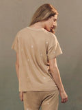 Boxy Crew w/ Daisy Embroidery | The Great.