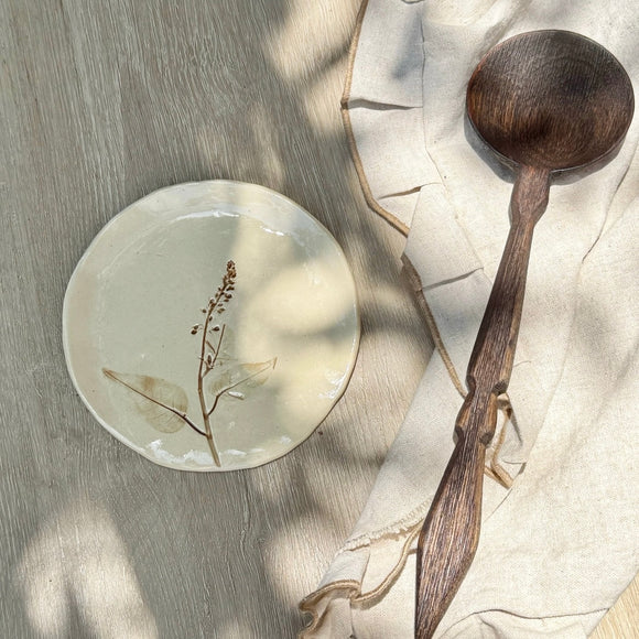 Hand Painted Floral Spoon Rest