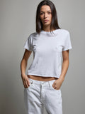 Amelia Vintage Tee White | ASHER